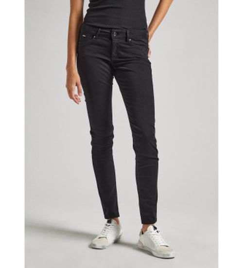 Pepe Jeans for woman. PL211705U91 Black skinny jeans (28/30), Casual, Cotton, Denim