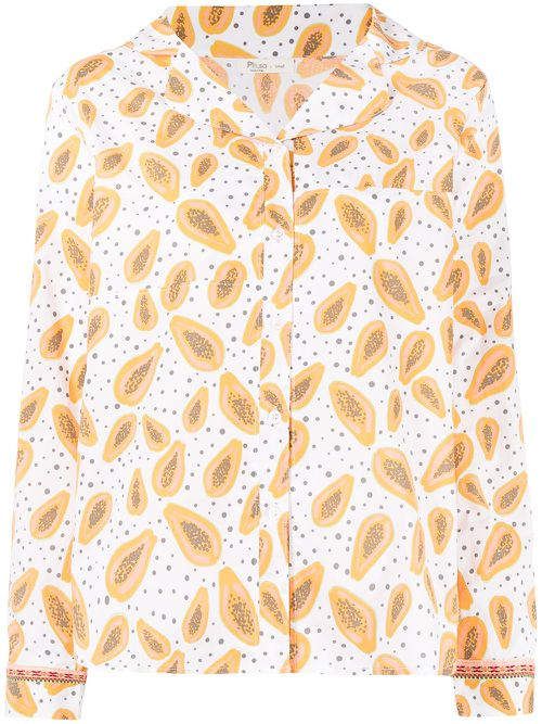 Play-print pajama top - Orange