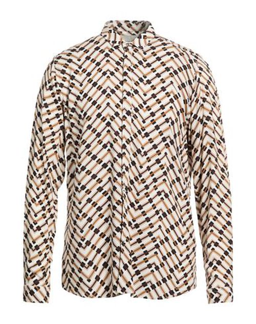 Bl.11 Block Eleven Man Shirt Beige Size L Viscose