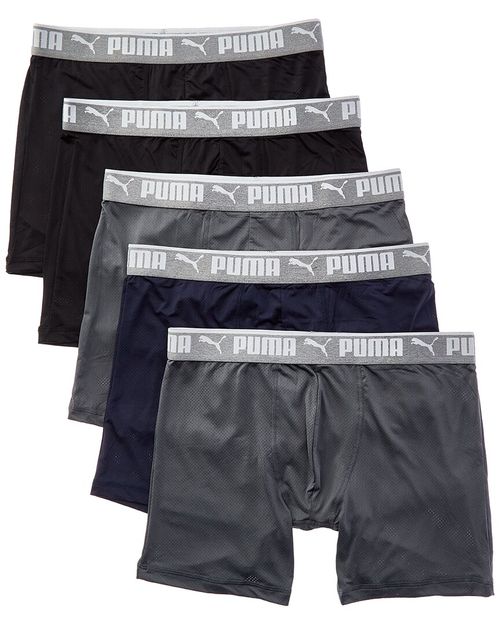 Set Of 5 Mesh Boxer Brief