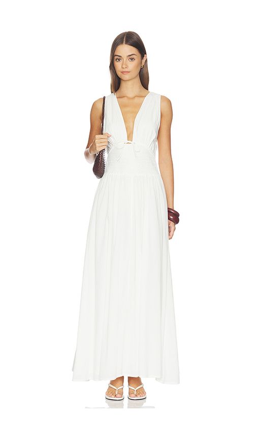 LSPACE Emmaline Maxi Dress in White. S. Also in XS, M