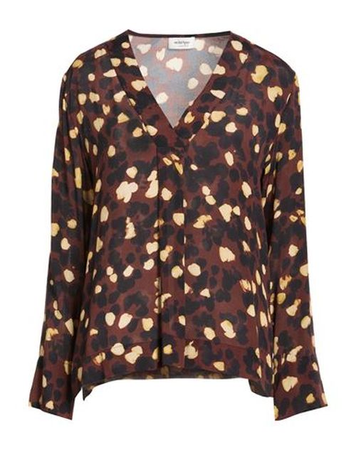 Woman Top Chocolate brown Size 6 Viscose