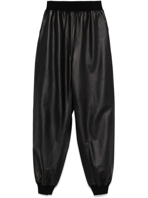 Leather trousers - Black