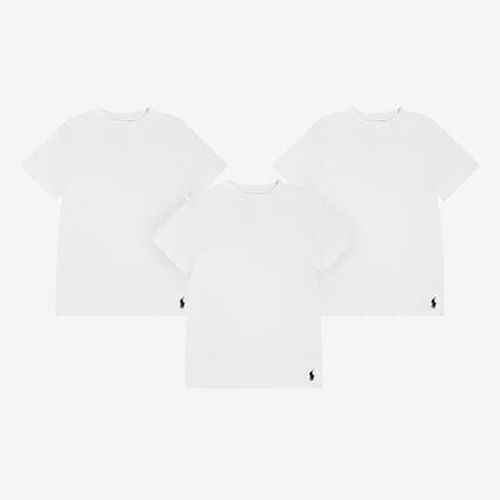 Boys' 3-Pack Classic Fit Crew T-Shirt (8-20) in White