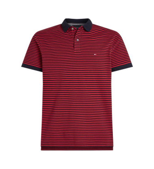 Tommy Hilfiger for man. MW0MW17770 Textured piqué polo shirt 1985 Collection red (M), Casual, Cotton, Short sleeve