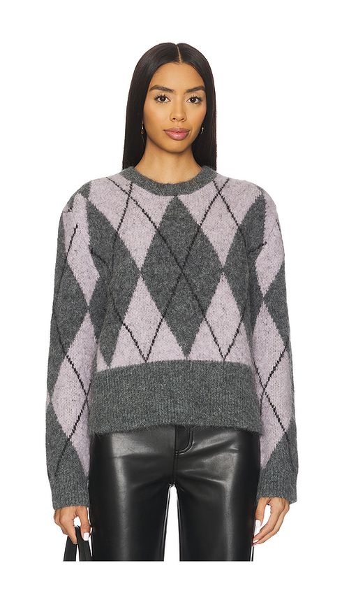 HERSKIND Carter Knit Blouse in Grey. - XL also in L, M