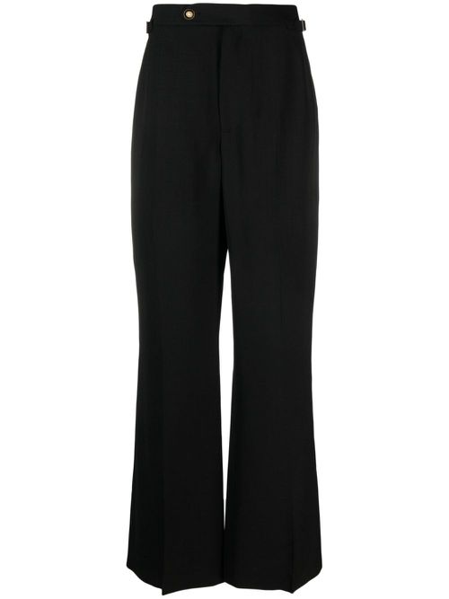 Straight-leg trousers - Black