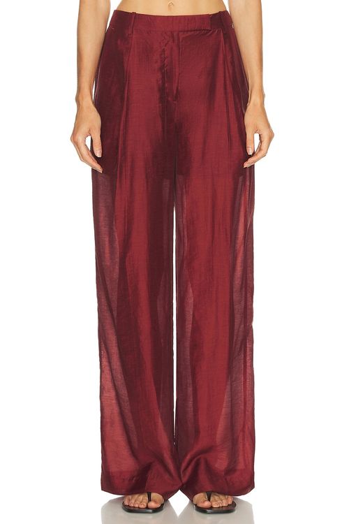 L'Academie by Marianna Liya Pant in Red - Red. XL also in XXS, XS, S