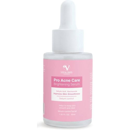 Vital Skin London Unisex Pro Acne Care Brightening Serum salicylic acid & niacinamide in Pink