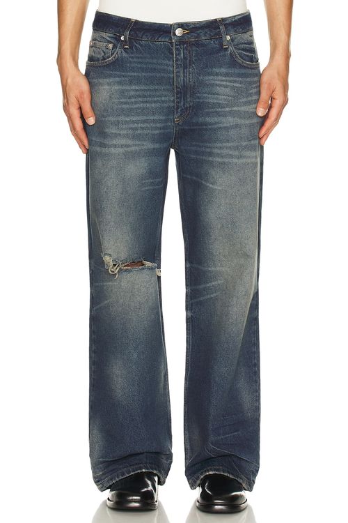 MISBHV Austin Pacific Wash Jeans in Crazy Blue - Blue. 33 also in