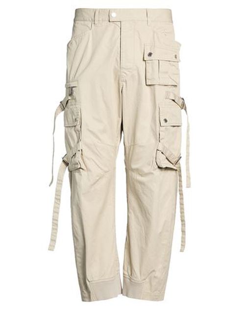 Man Pants Light grey Size 32 Cotton