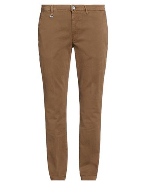 Man Pants Brown Size 42 Cotton, Elastane