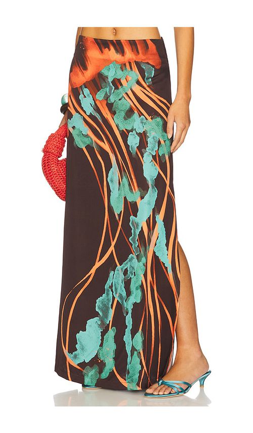 Eugenia Fernandez JUPE KIBUTAI en Brown.  XL. Also en L, M