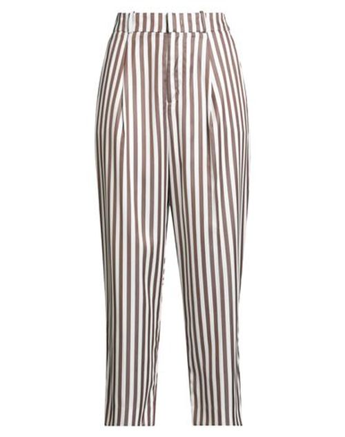 Woman Pants Chocolate brown Size 10 Lyocell