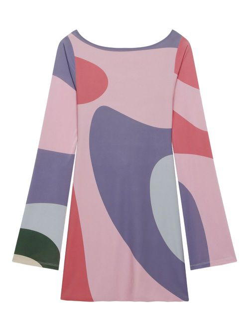 GCDS Rainbow mini dress - Pink