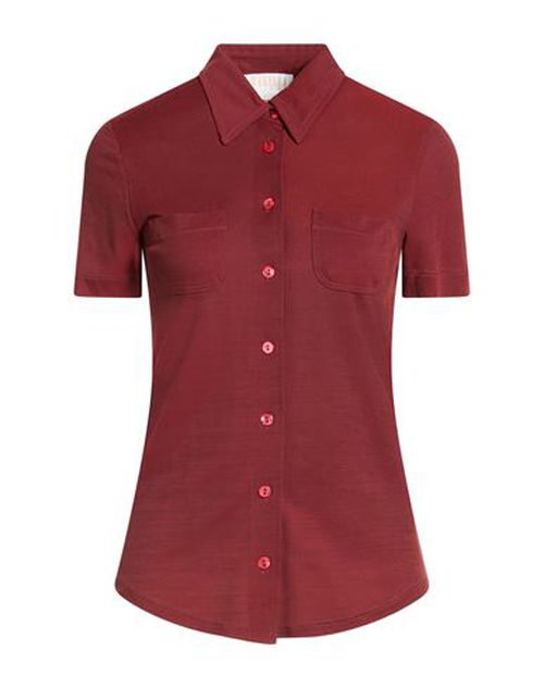 Woman Shirt Brick Size S Rayon, Polyamide