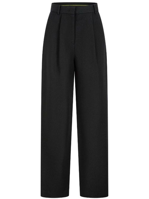 Wool trousers - Black