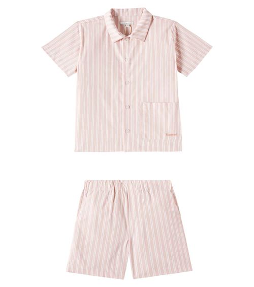 Liewood Leona striped cotton pajamas