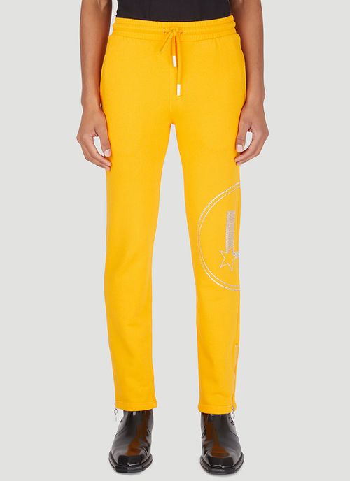 Sequin Graphic Track Pants