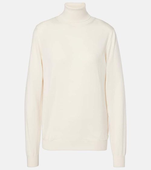 Heva wool jersey turtleneck sweater