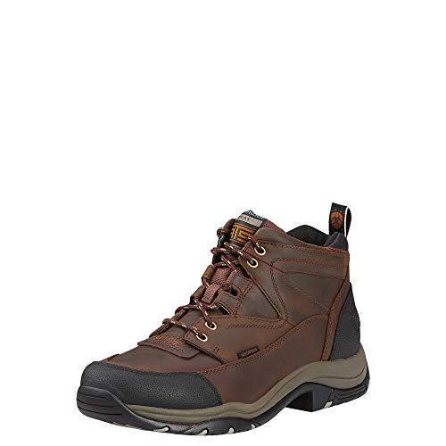 ARIAT Mens Terrain Waterproof â€“ Menâ€™s Leather Waterproof Outdoor Hiking Boot