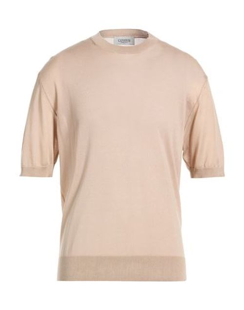 Man Sweater Beige Size 38 Lyocell