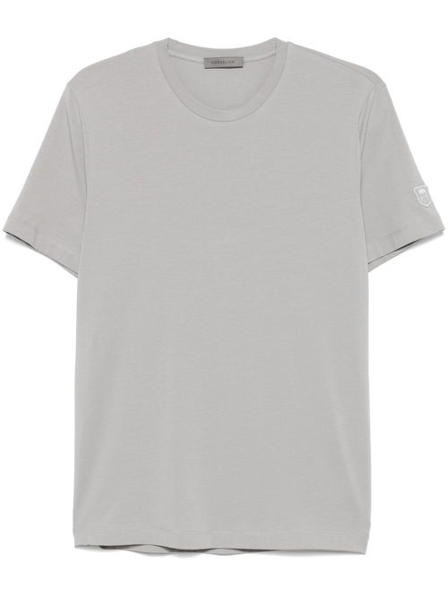 Logo-embroidered T-shirt - Grey