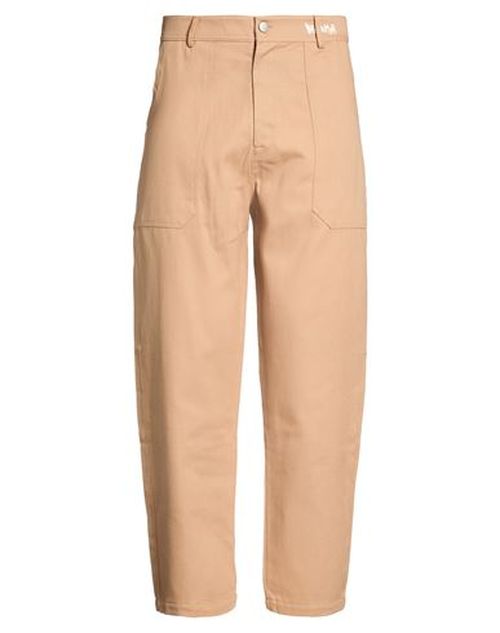 Man Pants Camel Size XL Cotton