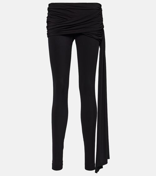 Low-rise jersey leggings