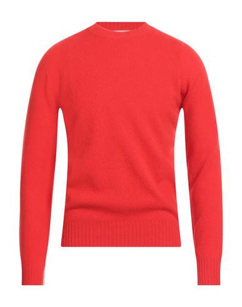 Man Sweater Red Size M Virgin Wool