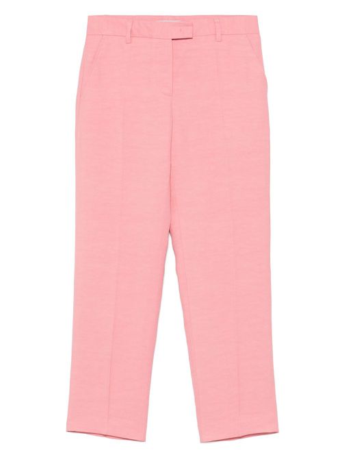 Alberto Biani slub-textured trousers - Pink