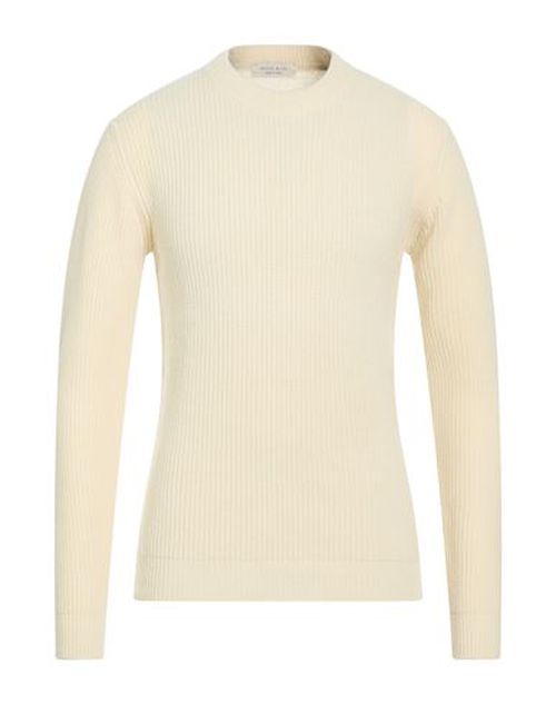 Man Sweater Cream Size L Merino Wool