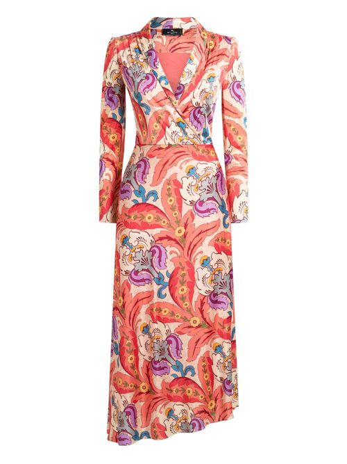 Printed dress - White