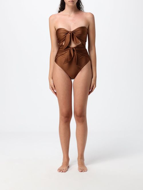 Swimsuit Woman color Walnut