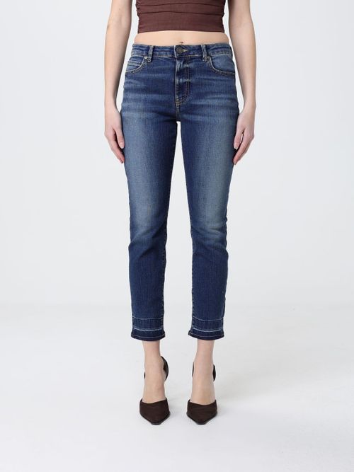 Pants Woman color Denim