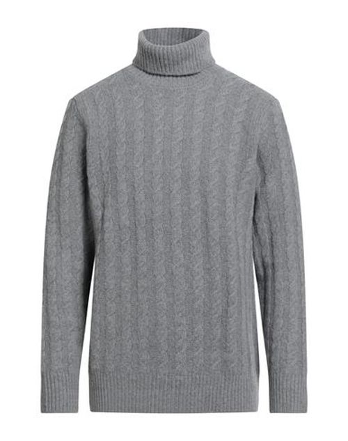 Man Turtleneck Grey Size 42 Alpaca wool, Virgin Wool