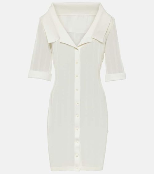 La mini robe Manta jersey shirt dress