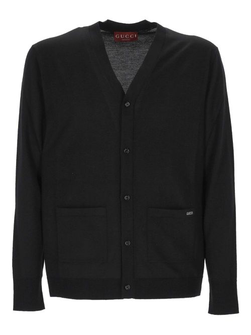 Gucci wool cardigan - Black