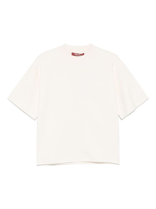 Mock-neck T-shirt - Neutrals