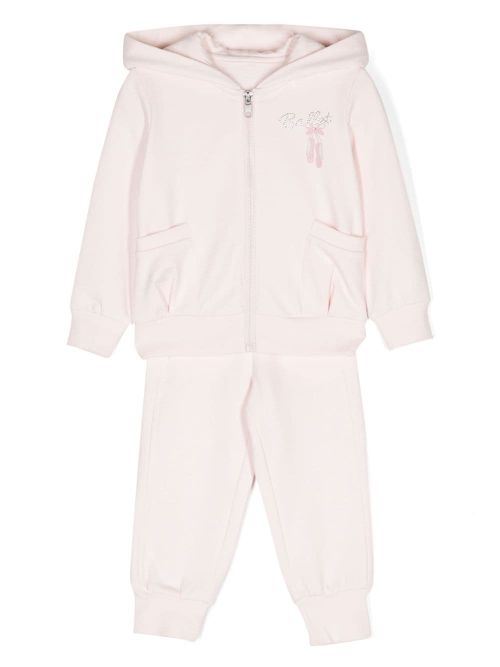 Graphic-print jersey tracksuit - Pink