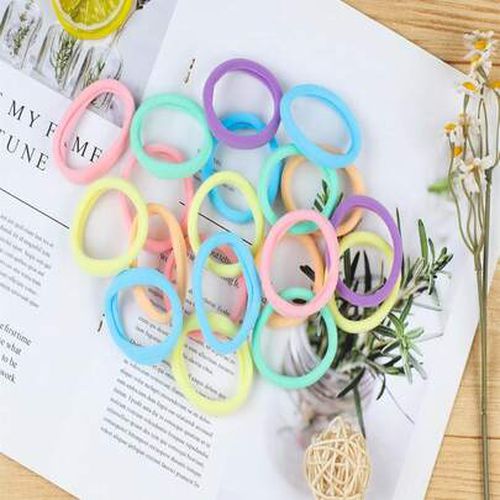 100/200/50/10pcs Women's Random Mixed Color /1. Spring Scrunchies, Cute Minimalist Fashionable Casual Elegant High Elastic Seamless Hair Tie