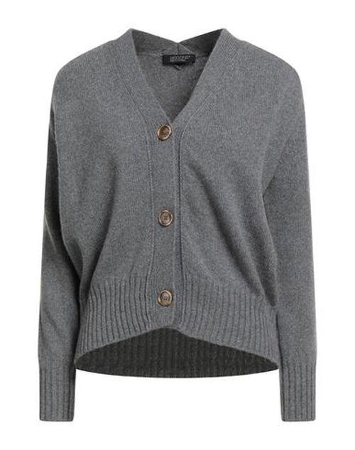 Woman Cardigan Grey Size 10 Cashmere
