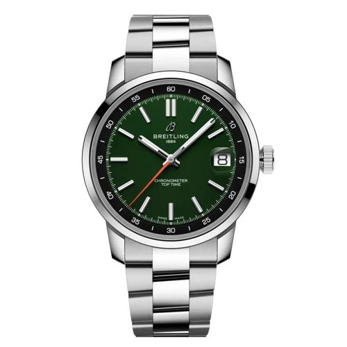 Top Time B31 Hand Wind Chronometer Green Dial Mens Watch AB3113171L1A1