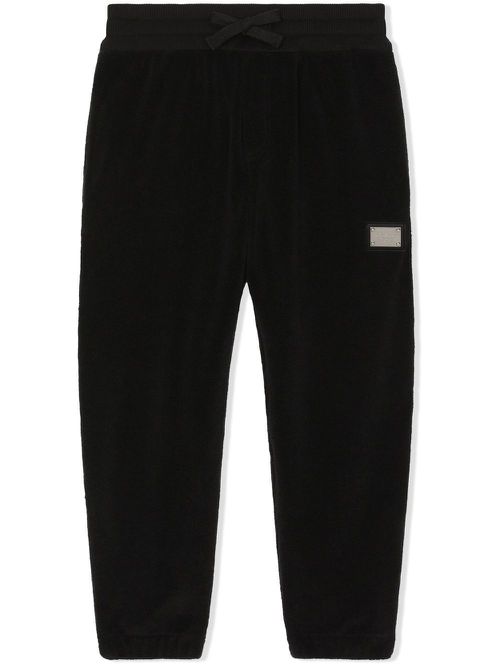 Logo-tag track pants - Black