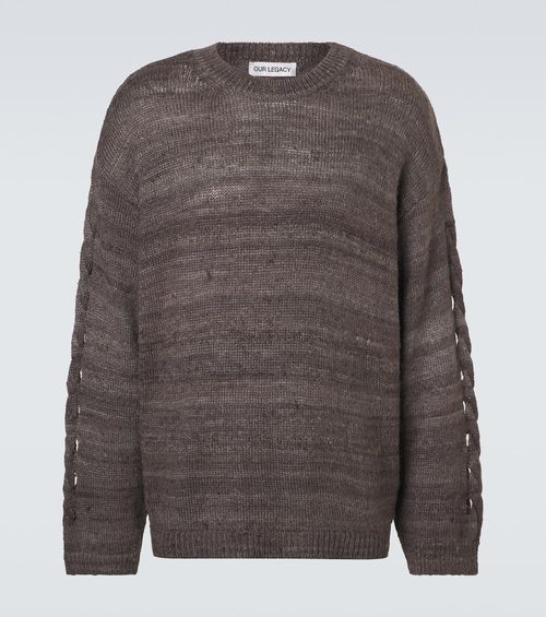 Popover silk sweater