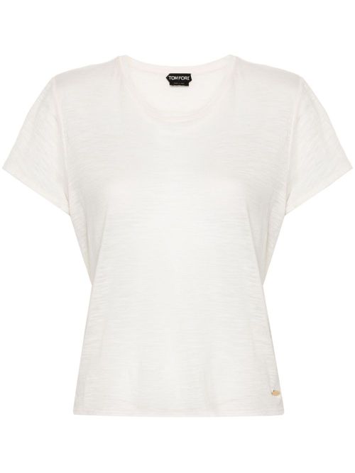 Slub jersey T-shirt - Neutrals