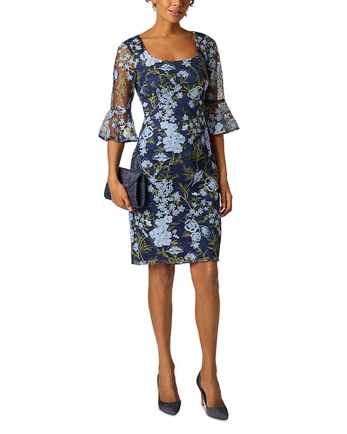 Floral Embroidered Short Dress