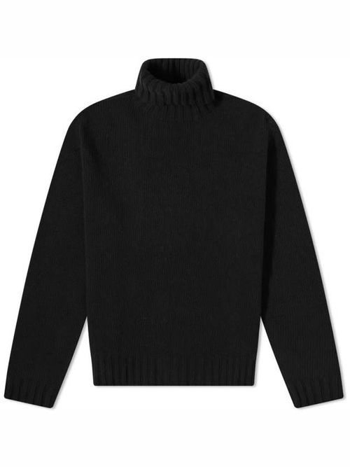 Intarsia knit-logo jumper