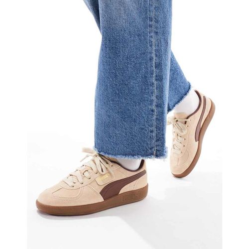 Puma Womens Palermo trainers in light brown