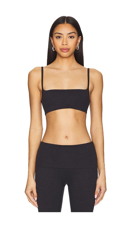 WellBeing + BeingWell LoungeWell Sloane Sports Bra in Charcoal. -  XS also in L, M, S